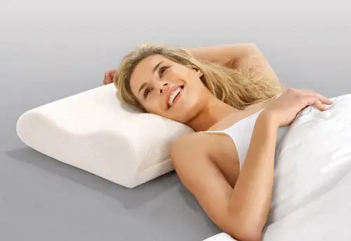 Pernă ortopedică din spumă vâscoelastică Memory Foam pentru suport cervical