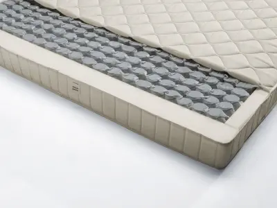 Saltea cu arcuri individuale de tip Pocket pentru suport anatomic