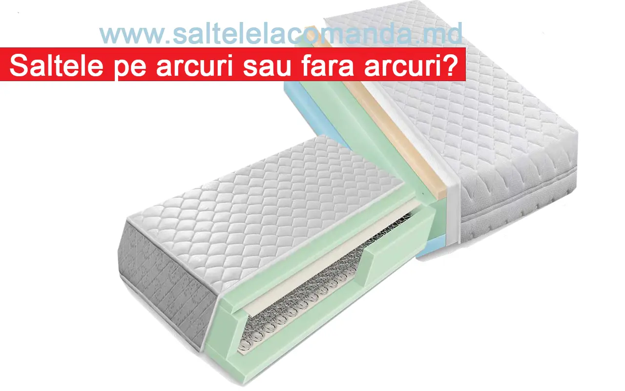 Comparație între saltelele ortopedice cu arcuri și modelele fără arcuri din spumă Memory
